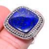 Natural Lapis Lazuli Gemstone Handmade 925 Solid Sterling Silver Ring S.8 I5e61