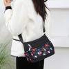 Fashion New Middle-aged Mother Bag Large-capacity Printed Multi-layer Shoulder Bag Lightweight Casual Joker Lady Crossbody Bag