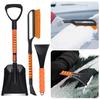 3Pcs Car Snow Removal Kit with Telescopic Foam Grip Multi-Function Wiper Ice Shovel Adjustable Length Snow Brush for Car SUV Truck