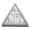 Mineral Rock Collection Kit Fun Attractive Rock Science Educational Kit with Clear Display Case for