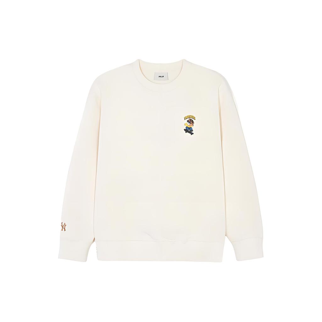 New MLB SS24 Sweatshirt Unisex Cream 3AMTE0241-50CRS