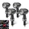 Motorcycle Turn Signal LED Ultra Small 4 Pieces LED Turn Signal Motorcycle Mini Motorcycle Turn Signal Lamp LED Turn Signal Light PETCHOR Micro Turn