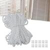 1 Set Decorative Lightweight Fashion Save Space Roller Blind Curtain Beads Rope Curtain Bead