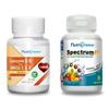 Set Coenzyme Q10 with Omega 3, 6, 9 + Spectrum46 (2 X 60 Tabs), Coenzyme Q10 with Omega 369 + Spectrum46 Set,