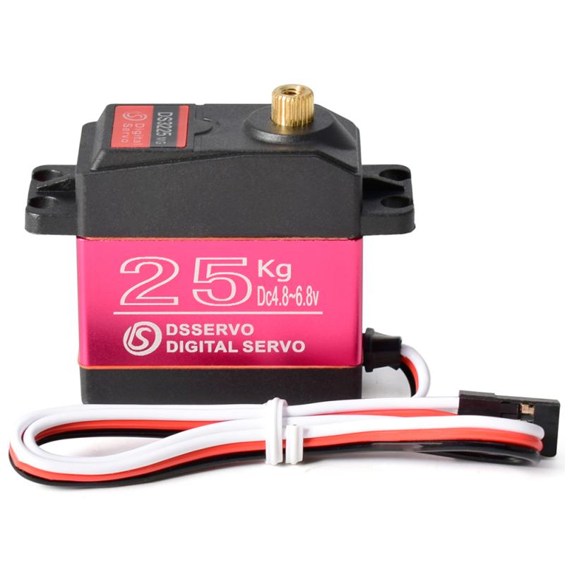 1pcs/4pcs Waterproof Servo Ds3225 Pro 25kg High Speed Metal Gear Digital Servo For Hsp Hpi 1/8 1/10