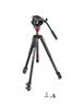 Manfrotto MVH500AH Video Head with Leveling Aluminum Genuine Screw 8kg Load Maximum Height Weight Tripod, Counterbalanced, 1/4" Included, Capacity,