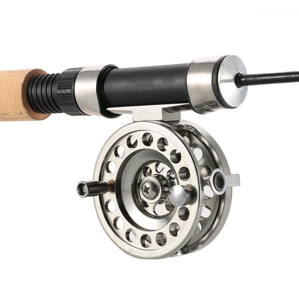 Fly Fishing Reel Right Handed Aluminum Alloy Smooth Easy To ControlIce Fishing Reels Fly Reels Fishing Accessories