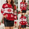 Women's Fashion Christmas Pullover Loose And Lazy Knitwear Christmas Sweater