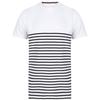 Front Row Adults Unisex Breton Striped T-Shirt