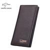 KANGAROO KINGDOM Fashion Men Wallet Genuine Leather Long Credit Card Holder Purse Wallet