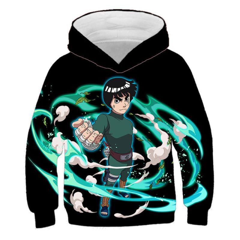 2023 New Naruto Hoodie Animation Kids 3D Printed Fashion Sweatshirts Boys Girls Kids Pullovers Street Wear Coats 3-14 Years Old