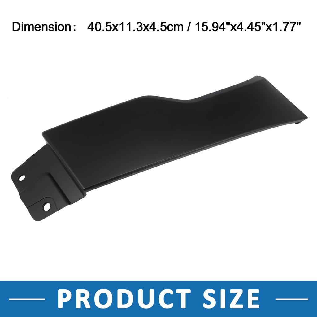 ABSOPRO Lower Headlight Extensions Fender Extension Panels for Toyota Sequoia Black ABS Plastic (Front) 53932-0C904 53931-0C904, 2009-2018,