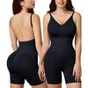 Women's Seamless Shaping Garment: Plus Size Waist-Cinching, Abdomen-Binding, Hip-Lifting Boxer Tights with Stylish Revealing Back