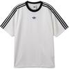 Adidas Originals Adicolor Jacquard Loose Striped Pullover T-Shirt Unisex Tops White Black JW5877