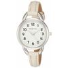 Arias Amalfidia Analogue Watch, Waterproof, Leather Strap, White Dial, WW20024A-147, Women's, White