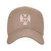 New  Serbian Eagle Coat Of Arms Baseball Cap Women Unisex Breathable Serbian Flag Dad Hat Outdoor Snapback Caps