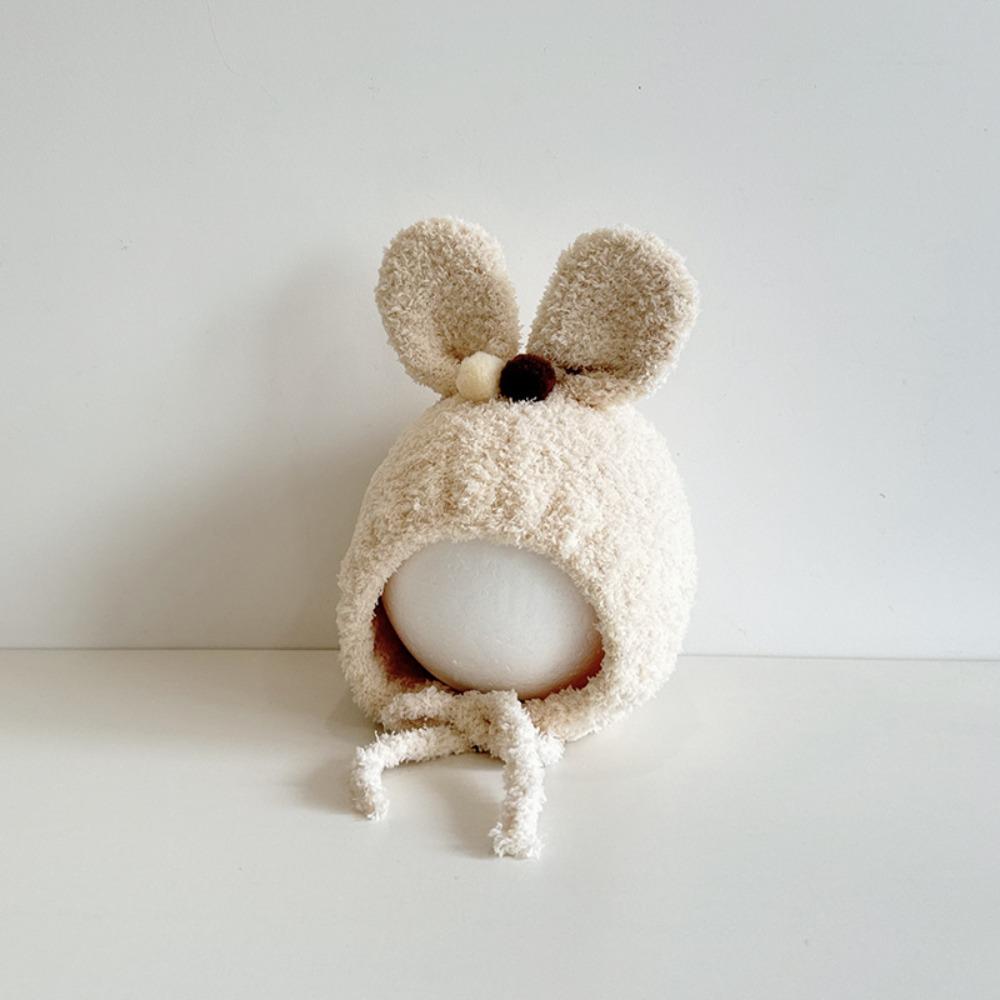 Warm Cartoon Baby Hat Windproof Girl's Ear Protection Cap Cute Baby Cap  Winter