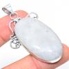 Natural Rainbow Moonstone Gemstone 925 Sterling Silver Pendant 2.44" F7P23