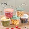 4Pcs Salad Dressing Containers 500ml BPA-Free Food Container for Snacks Condiment Sauce Reusable Sauce Cups for Lunch Box Fruit Nuts Yogurt Storage