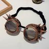 Retro Punk Style Steam Goggle for Halloween Decor Party Gifts Shades Stylish Design Cosplay Sun Glasses