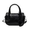 Solid Color Fashion Texture Handbag Spring Versatile Shoulder Messenger Bag Temperament Small Square Bag Women