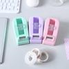 Plastic Tape Dispenser Office Desktop Tape Holder Cutter School Stationery Office Supplies Accessories Packing Tools