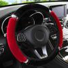 Universal 37-38Cm Diameter Soft Plush Rhinestone Car Steering Wheel Cover Interior Accessories Steering-Cover Car-styling