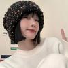 New Women's Autumn and Winter Outdoor Knitted Hats Warm Big Head Circumference Cold-proof Wild