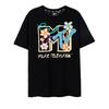 MTV Unisex Adult Flowers T-Shirt