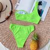 Bikinis High Waist Bikini Set One Shoulder Swimsuit Female Sexy Women Swimwear Bathing Suit