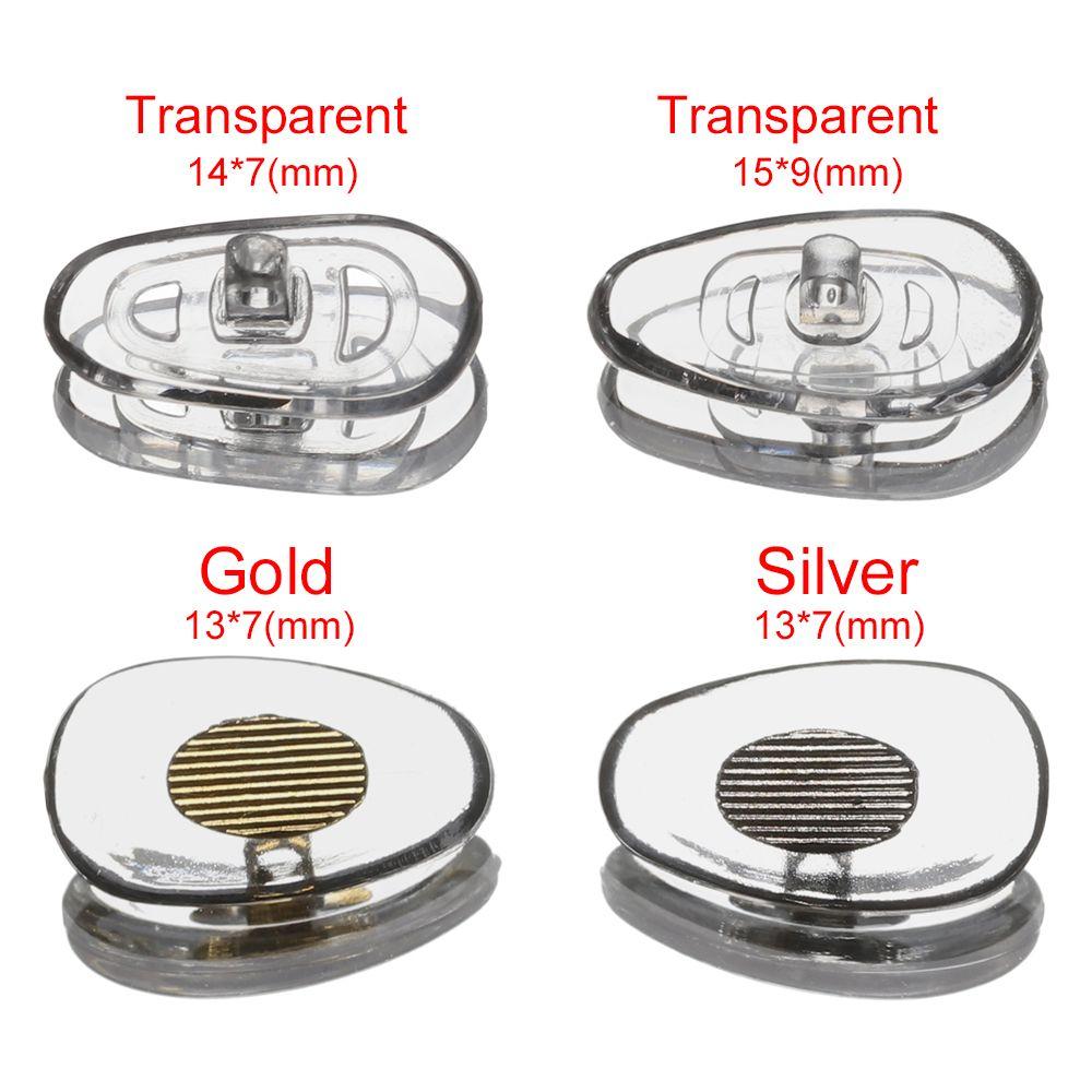 Safety Push-In Anti-Slip Eyewear Accessories Eye Care Tools Silicone Nose Pads Glasses NosePads