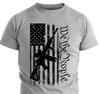 Patriotic 2nd Amendment Supporters We The People T-Shirt AR-15 USA Flag T-Shirt