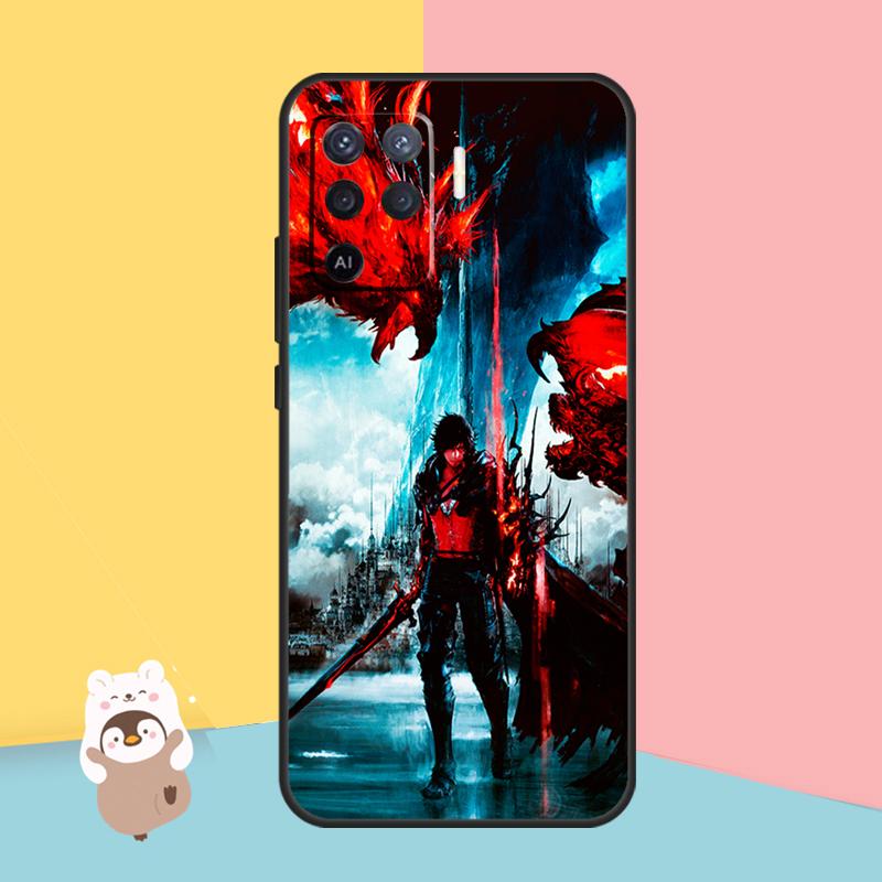 Final Fantasy Case For OPPO A94 A74 A54 A53S A53 A31 A5 A9 2020 A52 A72 A83 A91 A93 A1K A15 A16 Cover