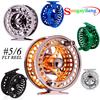 SOUGAYILANG 5/6wt Aluminum Fly Fishing Reel Die Full Metal Casting Left/right Hand Fly Fishing Reels