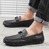 Leather Men Casual Shoes Luxury Brand 2024 Mens Loafers Moccasins Breathable Slip On Black Driving Shoes Plus Size Dress Shoes