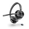 Poly Wireless Headset Voyager 4320 Bluetooth Dongle Included Noise Canceling Microphone Included Lightweight Year Manufacturer Wireless Earphones