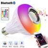 RGB Remote Control Lamp, Bluetooth Speaker, Music Sound Box, Bedroom Home Decor, Color Changing Soundbar, 85-265V, E27