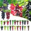 Artificial Grape Realistic Wide Applications Soft Simulation Plant Faux Fruit Prop Home Decor