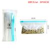 20pcs Wrap Plastic Packaging Bags Food Storage Bag Reusable Freezer Sandwich Sealing Bag Kitchen Refrigerator Food Preservation