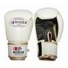 ISAMI BOXER Boxing Gloves Genuine Leather 12oz (TBX-112) (White)