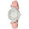 Arias Amalfidia Analogue Watch, Waterproof, Leather Strap, White Dial, WW20022A-125, Women's, Pink