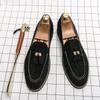 Man Casual Shoe Loafers Leather Shoes for Men Slip-on With Tassels Shipping Free Comfortable Sale New In 2024 Trend Low Price Pu