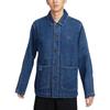 Life Single Button Collar Denim Long Sleeve Work Jacket Men Jackets Medium-Blue HQ1469441