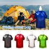 500ml BPA Free Reusable T-shirt Shaped Water Pouch Portable Leak-Proof Drinking Bottle Hiking Camping