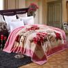 Winter Blanket Bed Soft Coral Flannel Flannel Blanket Faux Fur Mink Solid Color Sofa Cover Bed Cover Plus Velvet Breathable Sheet