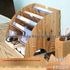 Multi-layer A4 Wooden File Holder & Desktop Organizer