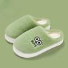 Order Two Size Up 1 Pair Lightweight Women Home Slippers Soft Bottom Durable Cute Pattern Fluffy Home Slippers
