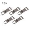 5pcs Bag Suitcase Zipper Repair Kit Detachable Zipper Pull Zipper Slider Metal Zip Metal Zipper Head