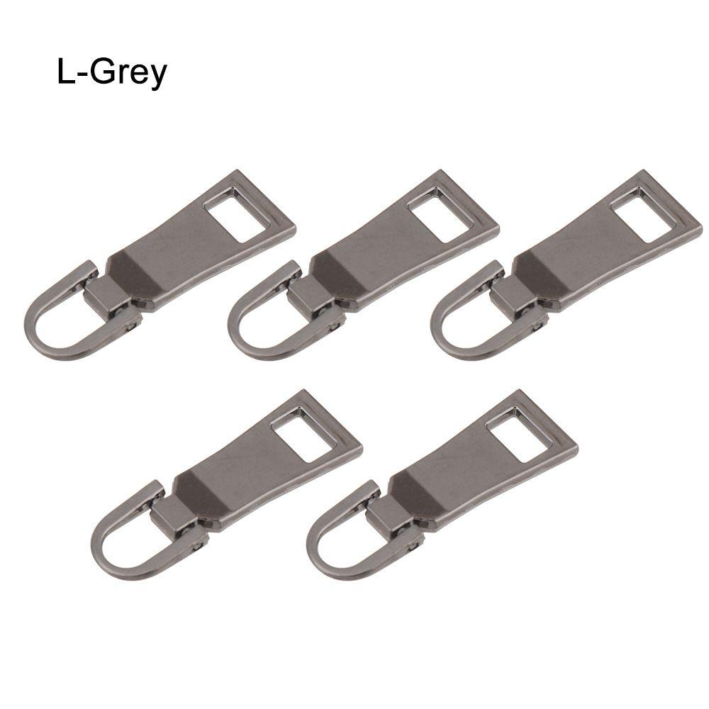 5pcs Bag Suitcase Zipper Repair Kit Detachable Zipper Pull Zipper Slider Metal Zip Metal Zipper Head