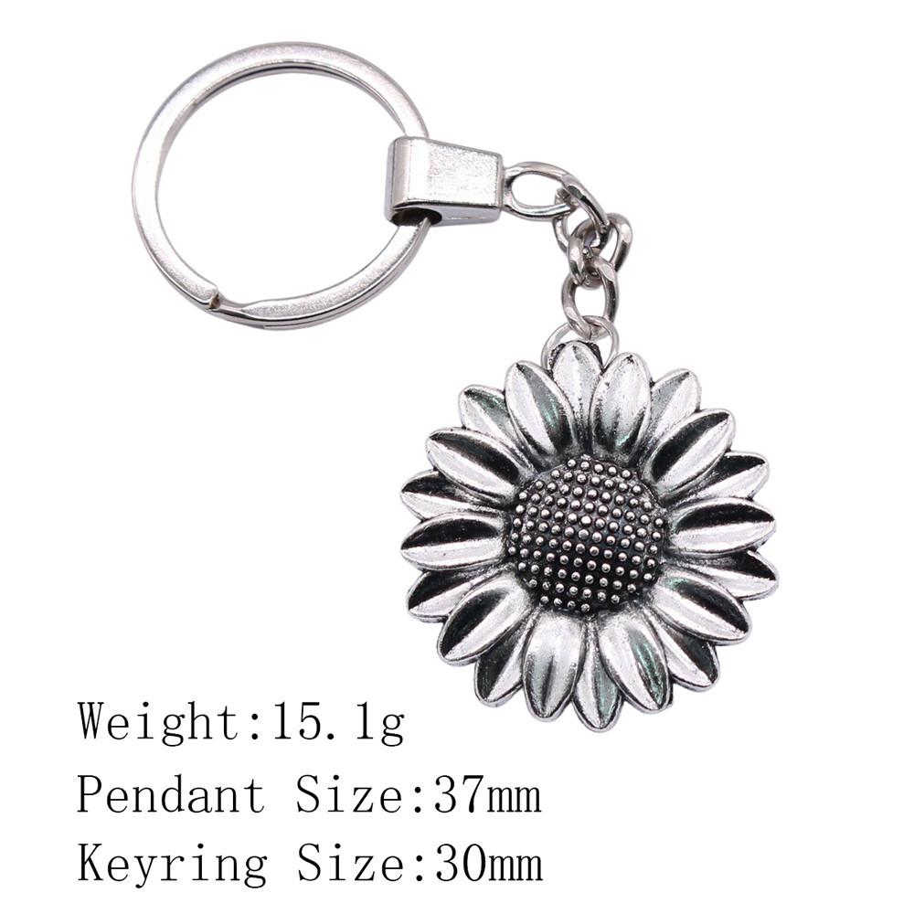 Valentine's Day Car Key Ring The Flower Of Life Keychains Backpack Key Chain For Car